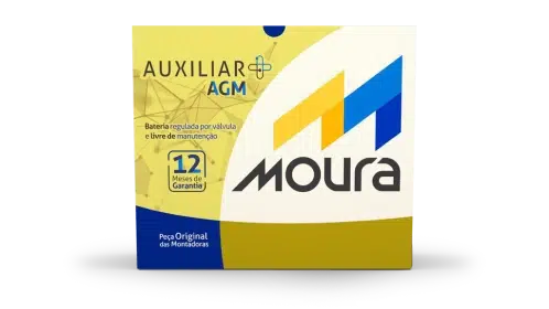 Bateria Auxiliar AGM - Moura